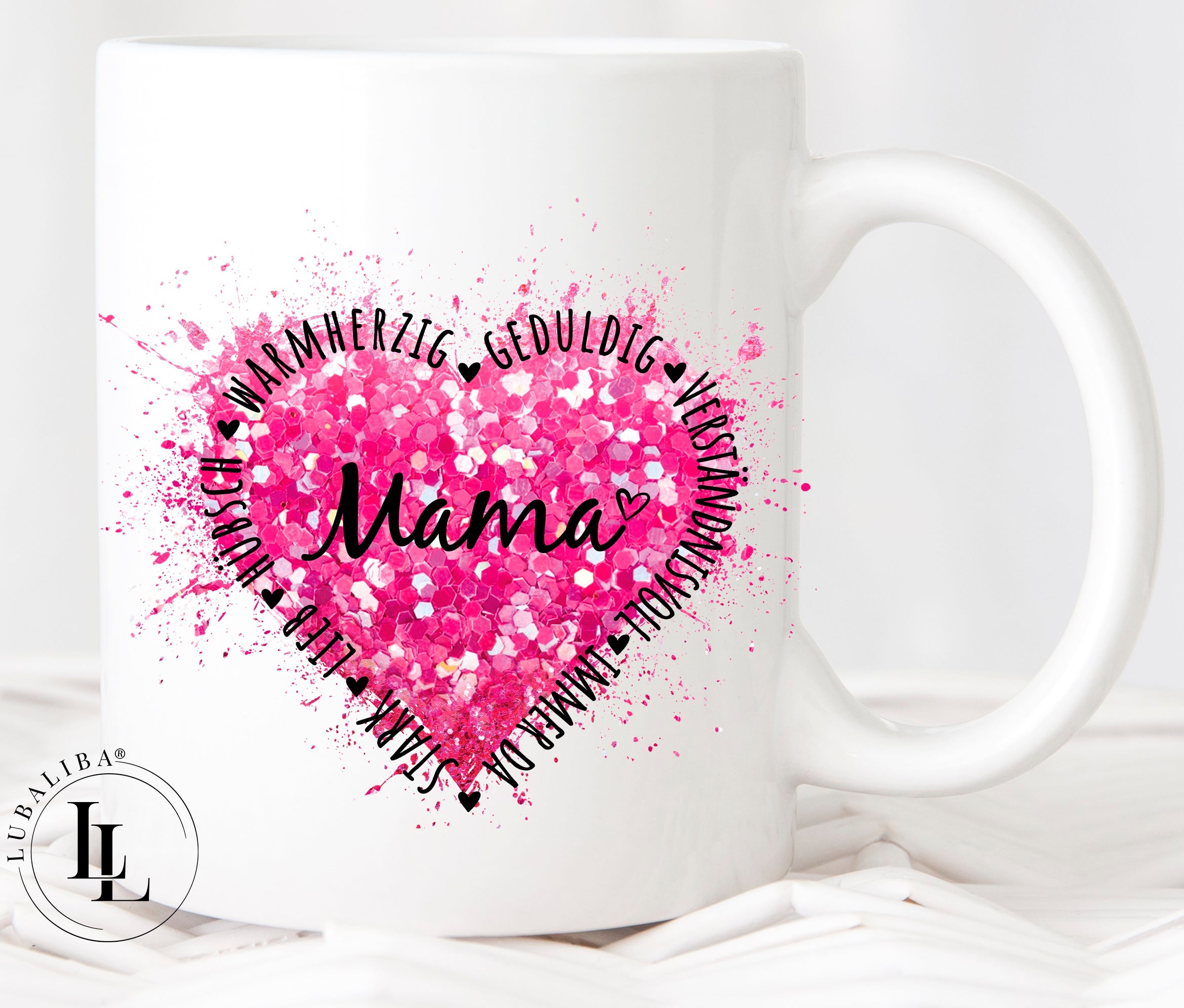 Tasse " Herz MAMA " Motiv: DAW